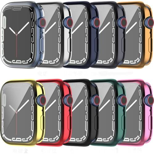 Cover for Apple Watch case 44mm 40mm iwatch 38mm 42mm Accessories soft TPU bumper screen protector apple watch Serie 5 4 3 6 Se