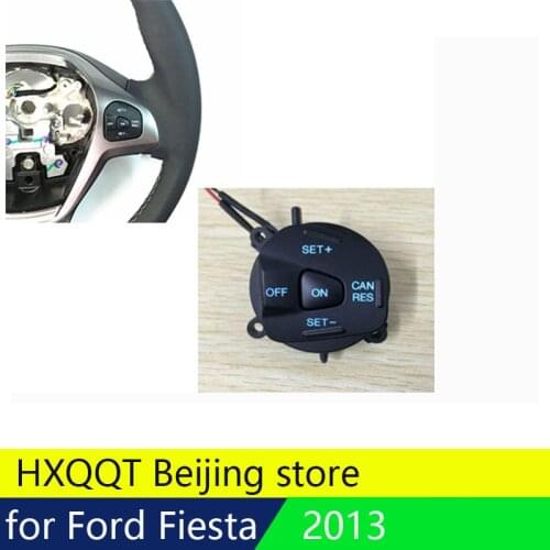 For Ford Fiesta 2013 steering wheel cruise button / silver mask box/wiring/cable/control switch line / cruise switc /Carnival