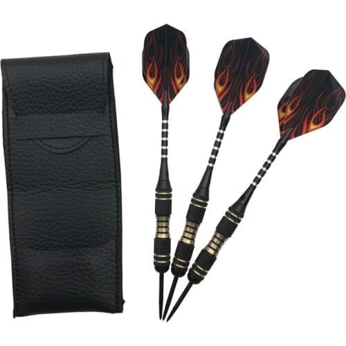 Hot High Quality Holster outfit 3 pcs of Hard Tip Brass Darts 24g Professional Darts Indoor Sports Dart Needle for Sporting Game