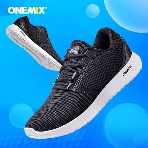 ONEMIX summer men running shoes unisex breathable mesh lightweight sneakers outdoor walking trekking shoes sports sneakers women