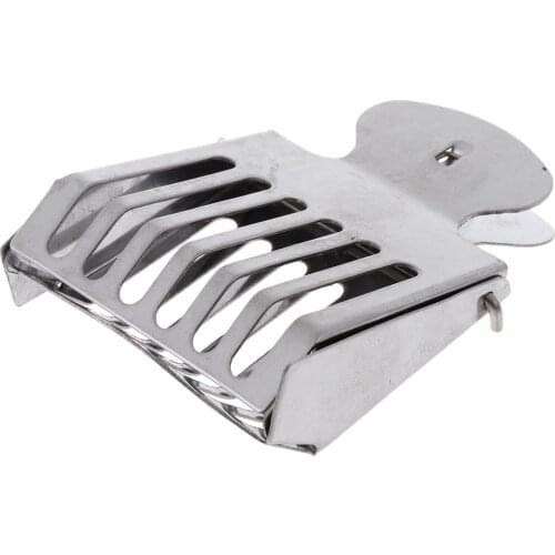 Stainless Steel Queen Bee Catcher Cage Clip Beekeeping Tools Equipment, No Harm To Bees, Easy to Use