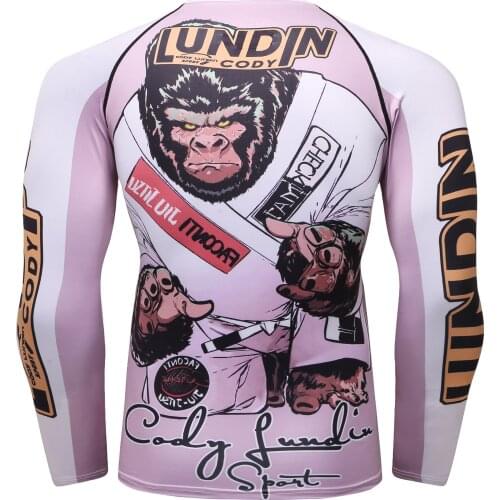 Hot Sale Long Sleeve O-neck Tshirt Men Rashguard High Elastic Compression Shirt Gym Tights Boy Tee Shirt