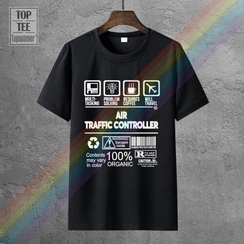 Wholesale Dropshippers Air Traffic Controller Tees For Men Tees 3Xl Cotton CrewS Neck Tees