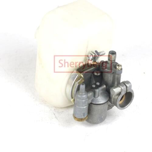SherryBerg Mopeds Carburetor Gurtner 50 cm3 2 strokes engines 12mm D Right Cylindrical throttle. Hanging inside cable by grain