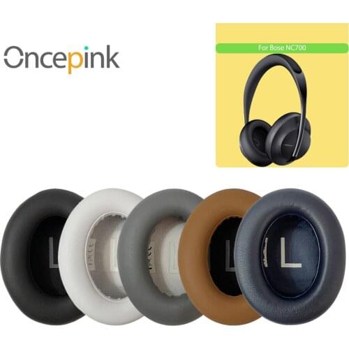 Oncepink Replacement EarPads Headband For BOSE NC700 Headphone Ear Cover Leather Repair Earphone Accessories
