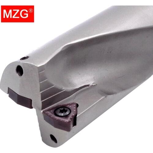 MZG D2 WC Carbide Inserts 20mm 15mm 16mm U Bits Drilling Hole Machining Center Abandon Metal Drilling Tools U Fast Drills