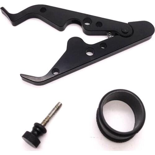 Universal CNC Motorcycle Cruise Control Throttle Lock Assist Retainer Relieve Stress Throttle Control System Grip Black