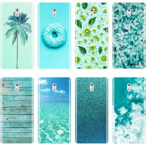 TPU Back Cover For Nokia 8 6 5 3 2 1 Silicone Soft Green Fruit Leaf Doughnut Qcean Sky Phone Case For Nokia 7 Plus X6 Case