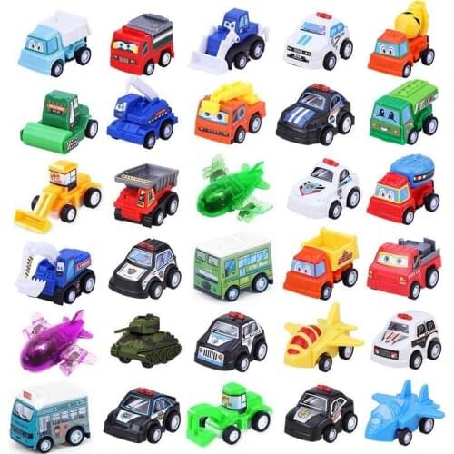 Car Toys For Boys Girls Children Kids Baby Truck Plane Engineering Vehicle Plastic Funny Christmas New Year Gift Educational