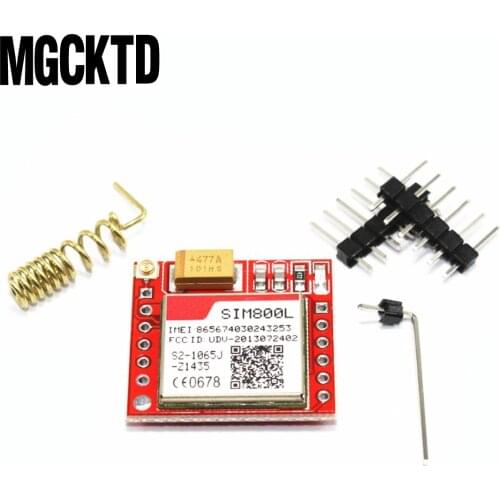 10pcs/lot Smallest SIM800L GPRS GSM Module MicroSIM Card Core Board Quad-band TTL Serial Port