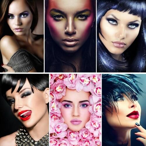 28style Choose BEAUTY SALON, MAKEUP PICTURE Art Film Print Silk Poster for Your Home Wall Decor 24x36inch