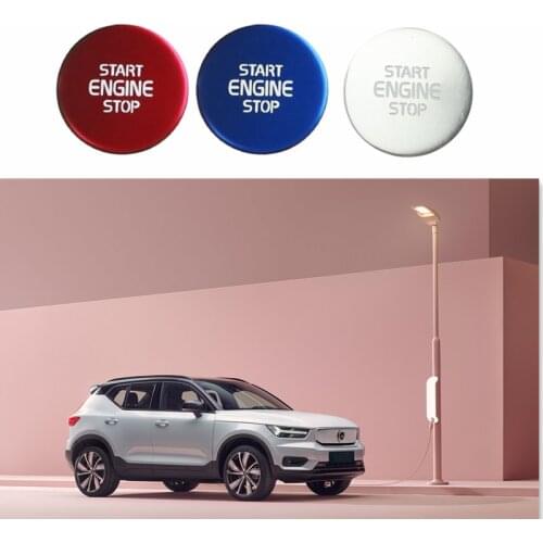 Car Start Stop Engine Cover Button switch decoration sticker for Volvo xc40 2017 2018 2019 2020 Aluminum Alloy car Accessories