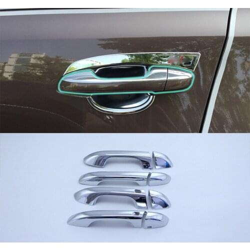 Car Accessories Exterior ABS Chrome Door Handle Cover Trims 8pcs For Kia KX5/Sportage 2016 Car Styling