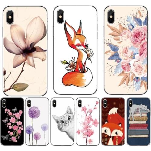 Cases For Sharp Aquos S2 S3 MINI R3 R2 R compact 3 lite 3 plus V Soft Silicone Cute fox cats flowerphone Back Cover Fundas Coque