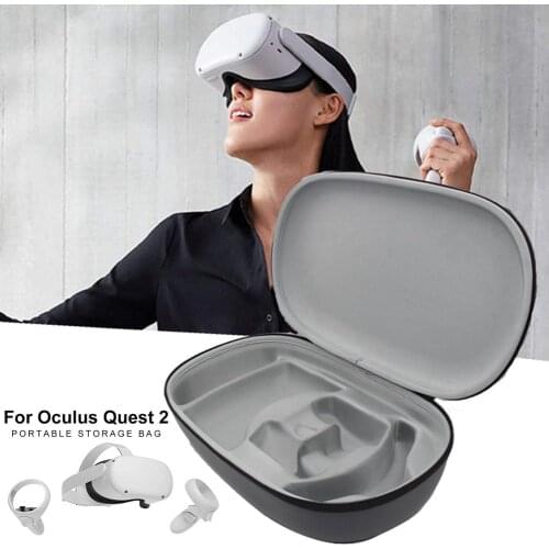 VR Accessories Storage Box For Oculus Quest 2 VR Gaming Headset Travel Carrying Case Hard EVA Protective Bag For Oculus Quest2