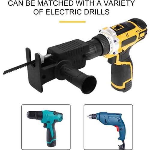 Conversion Head Of Screwdriver Electric Drill To Electric Saw Reciprocating Saw Household Multifunctional Hacksaw Wood Tools