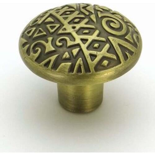 Drawer handle dresser knob antique brass kitchen cabinet knobs handles bronze cupboard door pull vintage furniture knobs