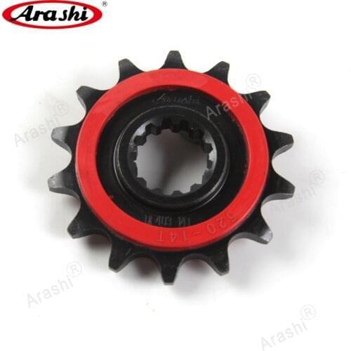 Arashi 14T 520 Pitch Steel Front Sprocket For KAWASAKI KLE300 / ABS Versys-X 2017 2018 2019 2020 Chain Sprockets KLE 300
