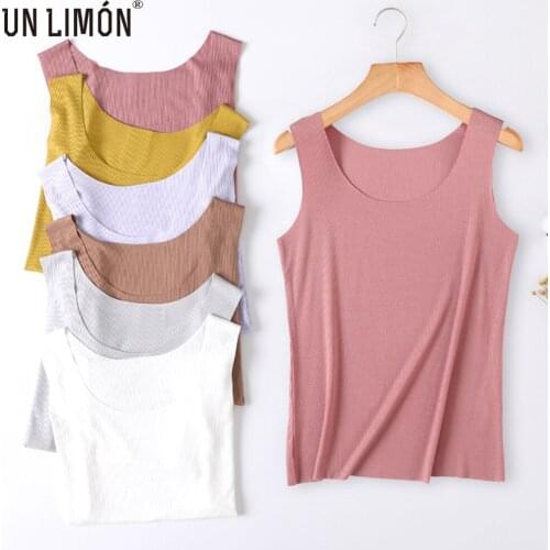 UNLIMON Womens Tank Top Modal Sleeveless Traceless Vest Breathable Supple