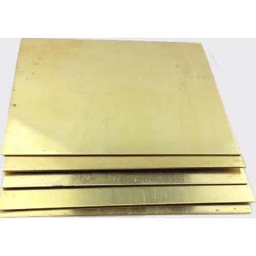 1pcs 1.5*150*150mm Brass Sheet Thickness Brass Plate Customized Size CNC Frame Model Mould DIY Contruction Brass Pad
