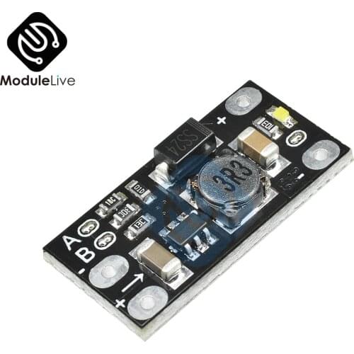 10PCS New Multi-function Mini Tiny Boost Module Step Up Board 5V/8V/9V/12V 1.5A LED Indicator Diy Electronic Module High Quality