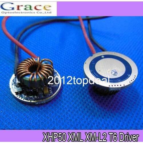 2pcs/lot,5 Mode/1Mode/1Mode Constant Current 2800mA DC 12V XML T6 Led Driver For Cree XML XM-L2 LightingTransformers 5 Mode