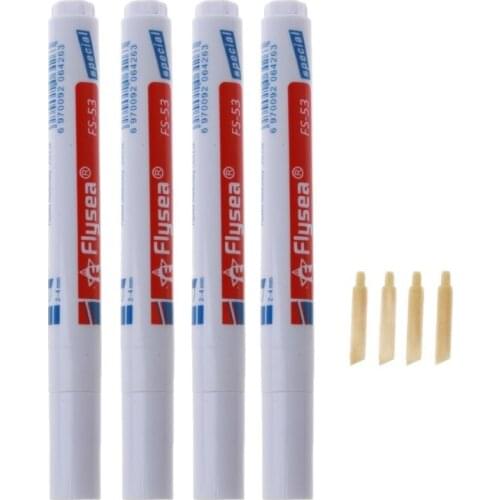 4Pcs Tile Grout Pen White Grout Renew Repair Marker with Replacement Nib Tips