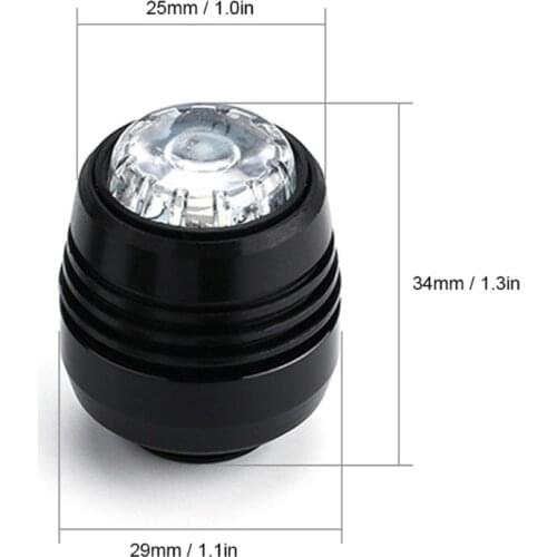 4Pcs Skateboard LED Lights Night Warning Safety Lights for 4 Wheels Skateboard