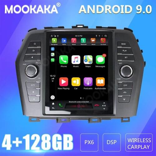 For Nissan Maxima 2016 Car Radio Screen GPS Navigation 128GB Android CARPLAY Multimedia Player Audio