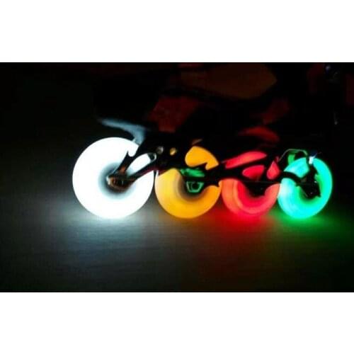 Free shipping roller skates wheels lighting wheels 90A PU four color cool