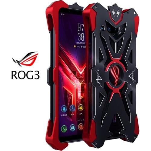 For ASUS ROG 3 ROG3 Original ZIMON Shockproof Heavy Duty Armor Metal Aluminum Phone Case For ASUS ROG Phone 3 Case