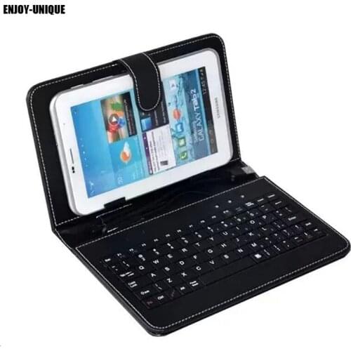 Keyboard 7 8 9 10 inch tablet case for Micro USB Keyboard Case cover to Plate Tablet Device