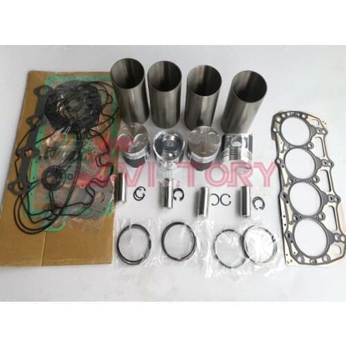 For SHIBAURA N844 N844-T N844T overhaul rebuild kit + valve water oil pump conrod