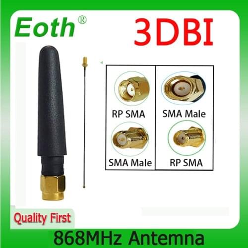 868MHz antenna 915MHz lora lorawan GSM 3bdi SMA Male Connector antena 868 MHz 915 MHz antenne 21cm RP-SMA/u.FL Pigtail Cable