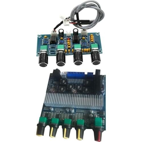 1 Pcs XH-A901 NE5532 Tone Board & 1 Pcs Assemble HIFI Digital Power Amplifier Board