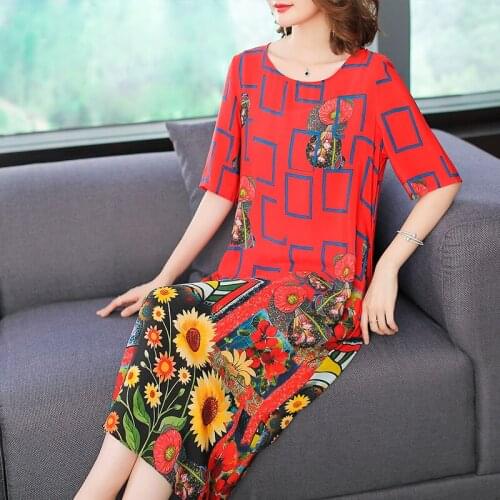 FT-SHY Summer Short Sleeve Dresses