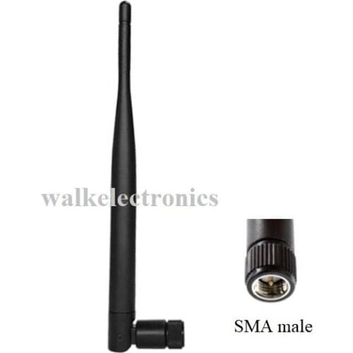 7.0dbi high gain flexible 3g 4G LTE rubber stubby antenna SMA male elbow gprs 3g lte 4g antenna