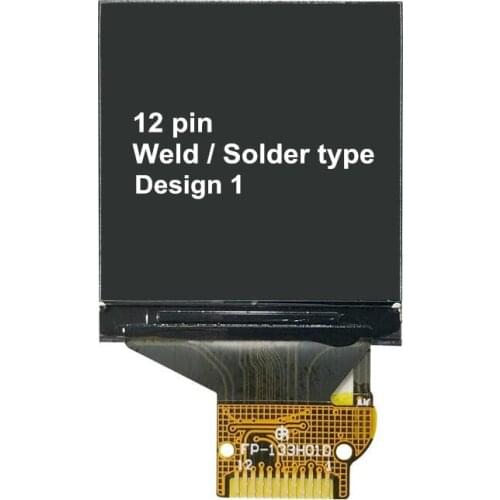 IPS TFT LCD 1.3 inch display screen Weld 12PIN 7789 drive IC 4 line SPI interface 240(RGB)*240 all view direction