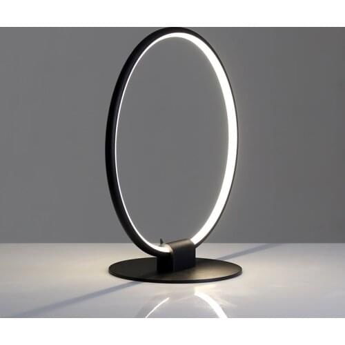 Minimalism ring table lamp designer simple modern model room living room bedroom study personalized decorative lamps