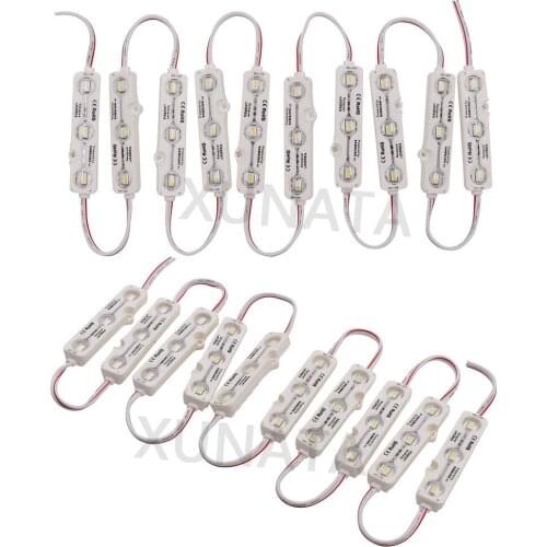 DC12V Samsung Chip SMD 5630 3 LED Module Lighting IP68 Waterproof Super Bright Red Blue Green White Led Modules
