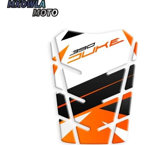 Motorcycle 3D Duke Logo Orange Tank Cover Pad Protector Sticker Decal For Duke 125 200 390 690 990 1290 NEW