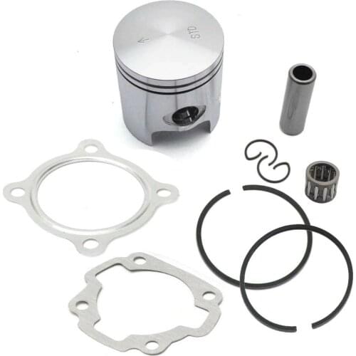 Motorcycle 47mm Piston Kit with Gasket Ring 10mm 12mm Pin For Scooter JOG 50cc 70cc 2 stroke engine yamaha minarelli 1pe40qmb