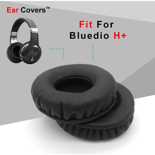 Ear Pads For Bluedio H+ Plus Headphone Earpads Replacement Headset Ear Pad PU Leather Sponge Foam