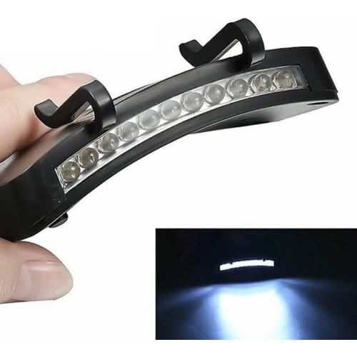 LED Cap Light Super Bright Night Fishing 11-LED Cap Light Headlight Headlamp Head Flashlight Clip On Light Fishing Head Lamp