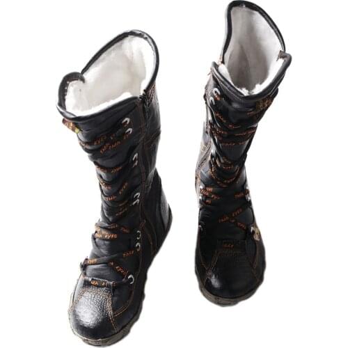 2021 New Beauty Leather Shoes Leisure Medium Long Boots Fashion Leather Fashion Shoes Women Shoes