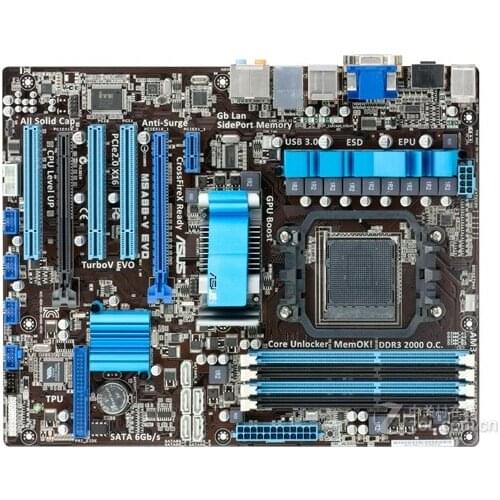 Original motherboard for for ASUS M5A88-V EVO DDR3 Socket AM3+ 16GB Desktop motherborad