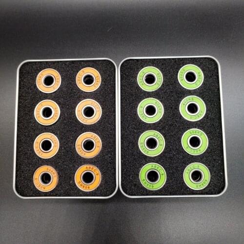 Free shipping roller skate bearing ABEC-9 22x8x7 mm 16 pieces of bearings / lot