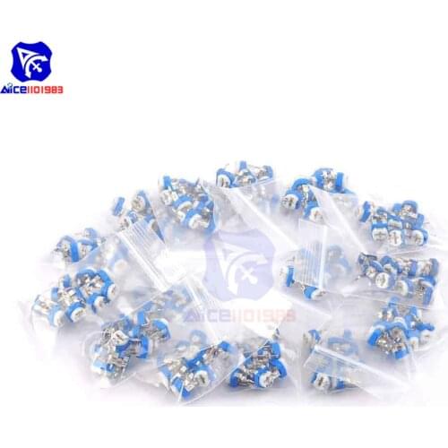 10PCS RM065 100R 200R 500R 1K 2K 2.2K 3K 5K 10K 20K 50K 100K 500K 1M Ohm RM-065 Trimpot Trimmer Potentiometer Variable Resistor
