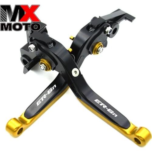 Suitable for Kawasaki motorcycle ER6N CNC aluminum alloy brake handle Clutch lever 2009 2010 2011 2012 2013 2014 2015 2016
