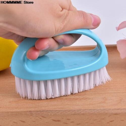 Plastic Portable Candy Color Household Cleaning Brush Washing Brush Laundry Srubbing Brush Carpet Bedspread Clothes Cloth